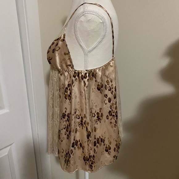 Victoria Secret Leopard Print Lace Dainty Feminine Babydoll Camisole Sz-S - Picture 4 of 16